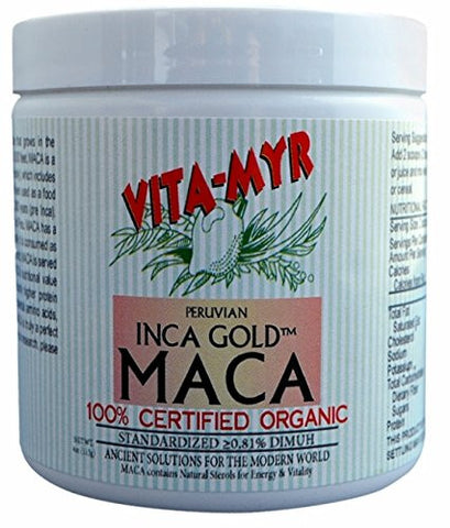 Inca Gold Maca Certified Organic 4 oz Jar