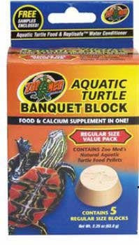 ZOO-MED LABORATORIES 5PK REGULAR AQUATIC TURTLE BANQUET BLOCK