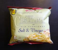 Oishi Salt & Vinegar Cracklings 50 g