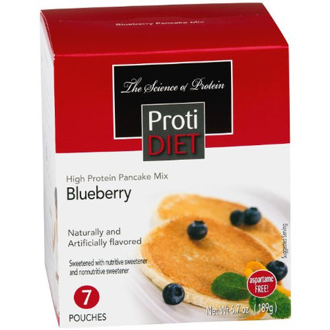 Protidiet - Blueberry Flavor, Pancake Mix US 7pouches