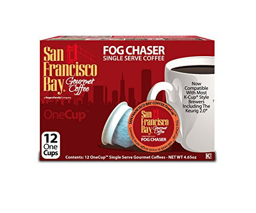 San Francisco Bay Gourmet Coffee OneCup Fog Chaser Coffee 12 Count