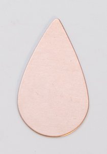 COPPER 24GA - 3/4"x 1 1/4" TEARDROP- PK/6
