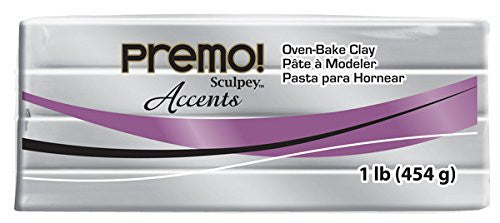 Premo! Sculpey Accents Silver, 1lb