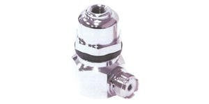 Procomm Right Angle Stainless Steel Stud Adaptor with Dome Stud 3/8" X 24 Threads