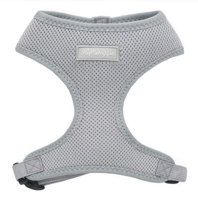 Hip Doggie Ultra Comfort Harness Vest - Grey, Medium