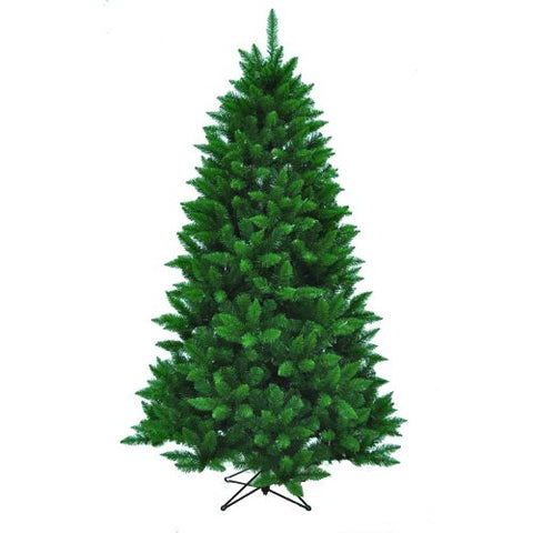 PINE CHRISTMAS TREE WITH 1026 TIPS, 50" GIRTH AND METAL BASE