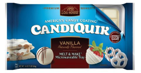 Log House, CandiQuik, Vanilla, 16oz Package (Pack of 2)