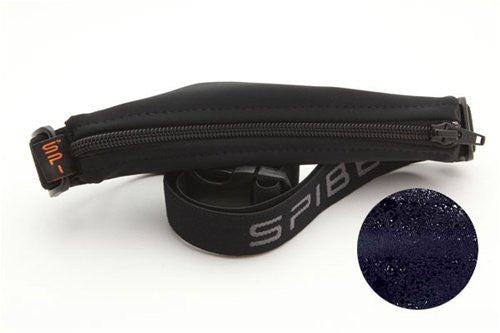 SPIbelt: The Original No-Bounce Running Belt for Runners, Athletes and Adventurers - with Waterproof LokSak Liner (Black)