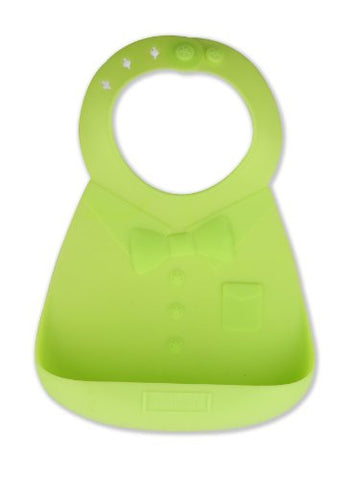 Baby Bib, Silicone (Color: Lime)