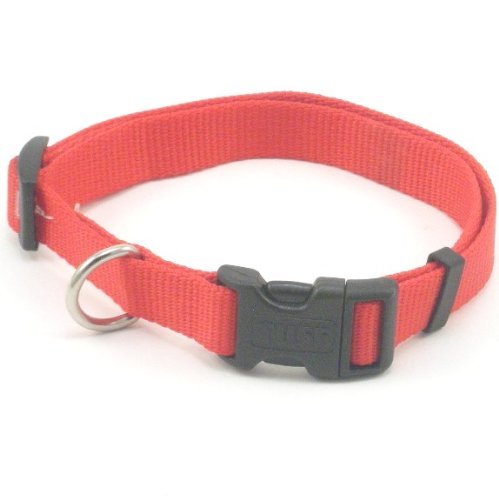 Coastal Pet Collar Nylon Adjustable 5/8 inches  Small, Red