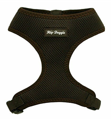 Hip Doggie Ultra Comfort Harness Vest - Brown, Small