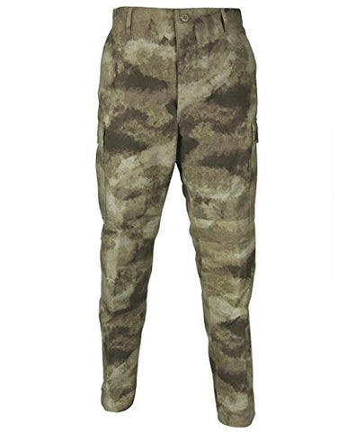 BDU Trouser – Button Fly (Battle Rip) Medium Long (A-TACS AU Camo
)