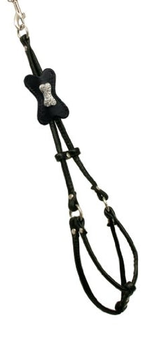 Hip Doggie Black Bone Step-in Harness, Small