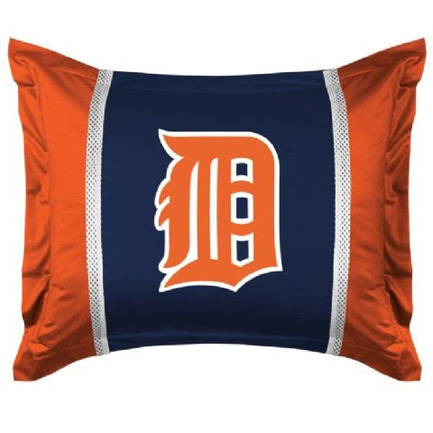 SIDELINES SHAM Detroit Tigers - Color Midnight - Size Stan