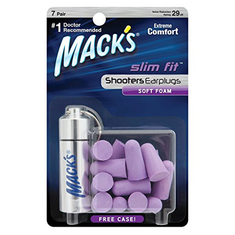 Mack'S- Slim Fit Soft Foam w/ Travel Case
