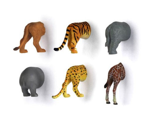ANIMAL BUTT MAGNETS SET OF 6
