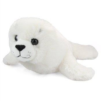 XL White Harp Seal Pup 24 Inch Super Soft Fur