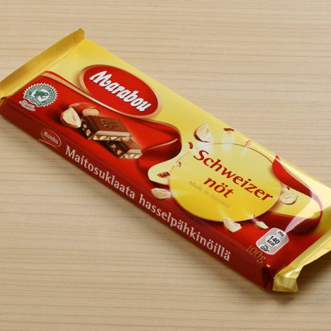 Marabou Swedish Milk Chocolate Bar with Hazelnuts