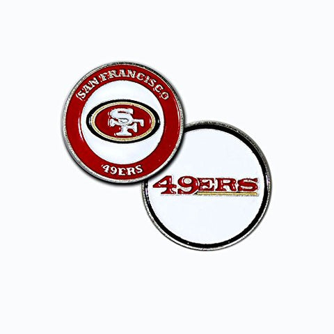 NFL Ball Markers - San Francisco 49ers - 2 Pack