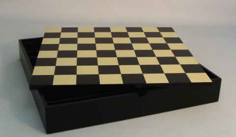 16.5" Black/Maple veneer Chest, 2" squares, 16" Board