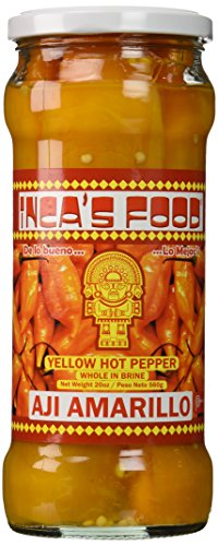 Inca's Food Aji Amarillo Entero Vidrio, 20oz