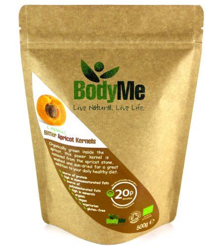 Organic bitter apricot kernels 500g