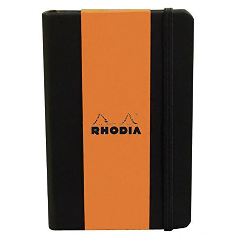 Rhodia Boutique Webnotebooks Bound 5 ½ x 8 ¼ Dot grid Black 96 sheets