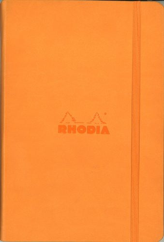 Rhodia Boutique Webnotebooks Bound 5 1/2 x 8 1/4 Dot grid Orange 96 sheets