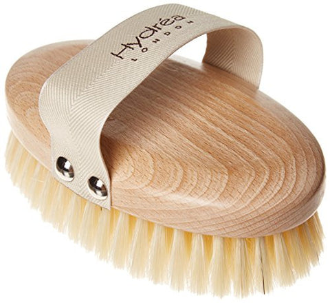 Professional Body Brush with Curved Cut Natural Bristle