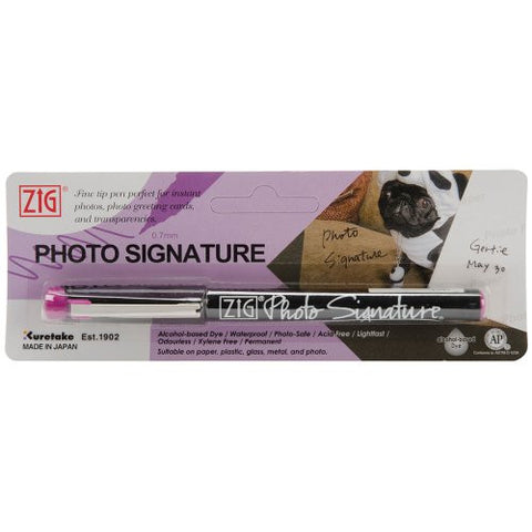 Zig Photo Signature 1 pc. blister pack - Violet