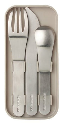 monbento nomad cutlery set - grey