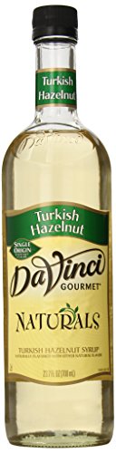 DaVinci Gourmet All Natural Syrups Single Origin Turkish Hazelnut Glass Bottle  700 ml