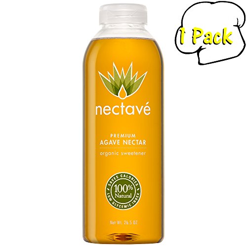 Mexican Nectavé Premium Organic Agave Nectar Organic Agave Nectar (Boston Round) - 26.5oz (751ml)