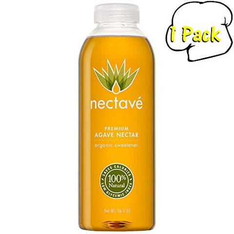 Mexican Nectavé Premium Organic Agave Nectar Organic Agave Nectar (Boston Round) - 26.5oz (751ml)