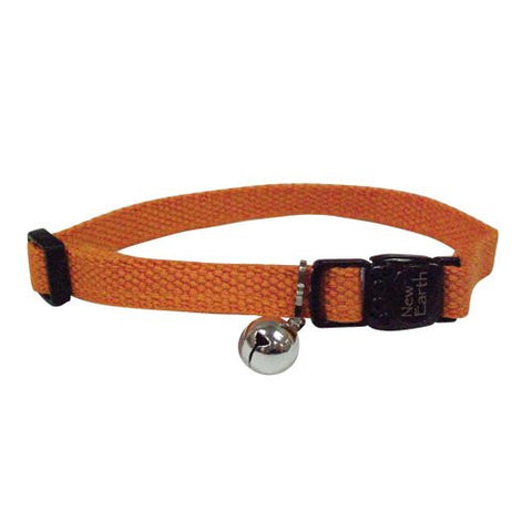 SOY Cat Collar - Adjustable - 3/8in x 8-12in - Pumpkin