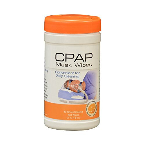 CPAP Comfort Aids, Contour CPAP Citrus Scented Mask Wipes