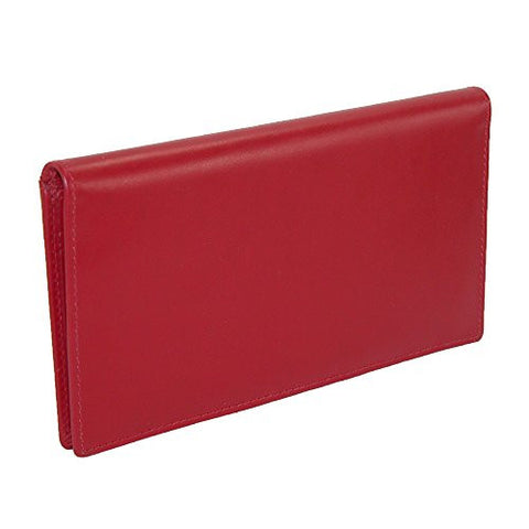 Checkbook with pen holder - Red