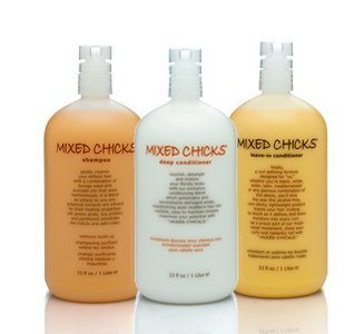 Gentle Clarifying Shampoo 33oz and 
Detangling Deep Conditioner 33oz and 
Leave-In Conditioner 33oz
