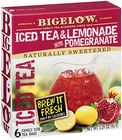 Bigelow Tea Half & Half Iced Tea & Lemonade w/ Pomegranate (6 ct)