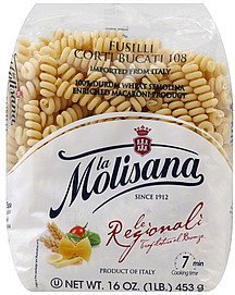La Molisana Pasta Fusilli Bucati Cort 16 OZ