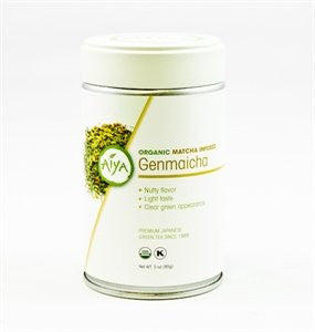 Organic Matcha Infused Genmaicha 85g tin