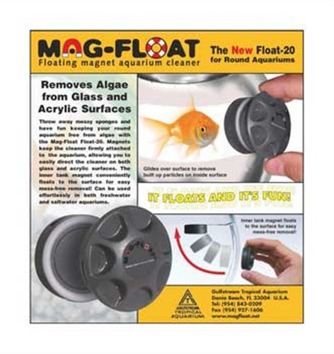 Mag-Float-20 Round Fishbowl Glass Aquarium Cleaner
