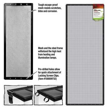 ZILLA METAL SCREEN COVER BLACK 48 X 18 INCH (not in pricelist)