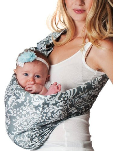 Hotslings Adjustable Pouch Baby Sling, Overcast, Large (Discontinued by Manufacturer)