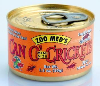 ZOO MED LABORATORIES INC CAN O MINI CRICKETS 1.2 OUNCE