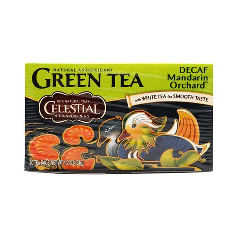 Celestial Seasonings Mandarin Orchard Decaf Green Tea (3X20 Bag)