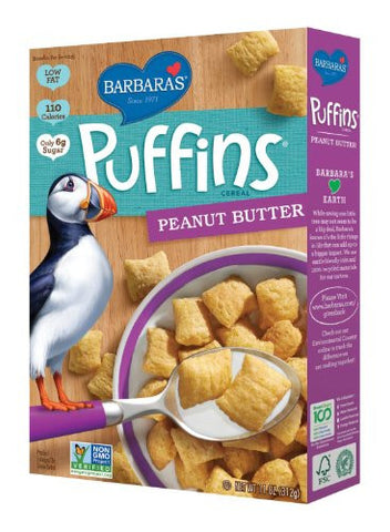 Barbara's Puffins Peanut Butter 11.0 OZ