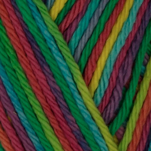 Lily Sugar'n Cream Yarn - Ombre Psychedelic 95 Yards 2 OZ
