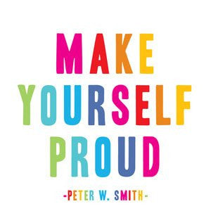 Magnet 3.5" Square - "make yourself proud…"