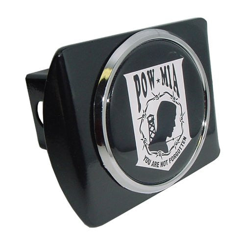 POW/MIA Black Hitch Cover